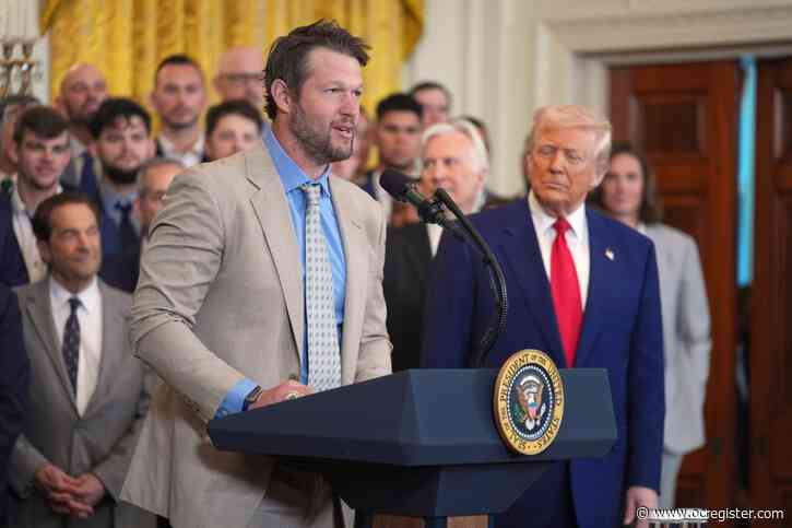 Dodgers honored for their ‘legendary season’ with White House visit