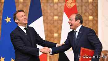 Israel-Kritik bei Ägypten-Besuch: Macron erteilt Trumps Gaza-Plan deutliche Absage