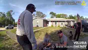 Mother arrested after 6-year-old found wandering alone with dog in Deltona