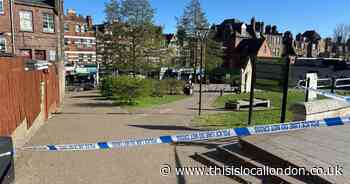 Busy park cordoned off due to incident in Streatham