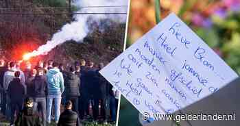 Bloemenzee en vuurwerkfakkels voor verongelukte scooterrijder (24) uit Huissen: ‘Dag lieve Bram’