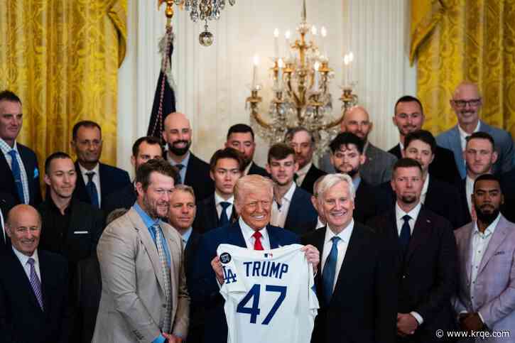 Trump honors Dodgers' 2024 World Series championship team
