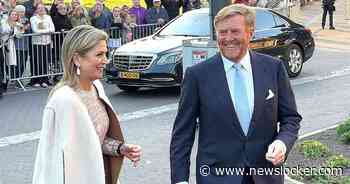 Koning grapt tijdens fotosessie Doetinchem