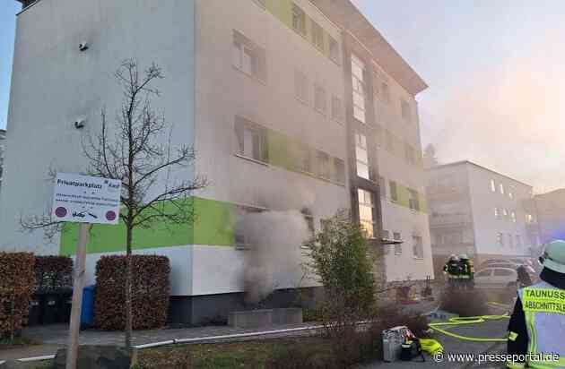 FW Rheingau-Taunus: 15 Verletzte bei Wohnhausbrand in Taunusstein