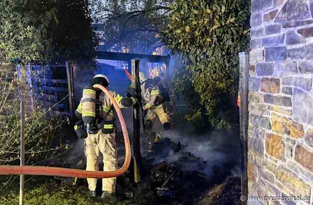 FW-GL: Drei Einsätze an einem Abend - Brandbekämpfung in Heidkamp, Hebborn und Herkenrath - Eine verletzte Person durch Brandrauch