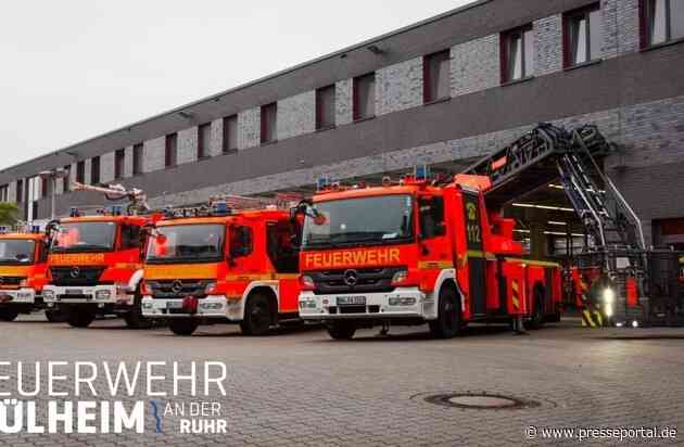 FW-MH: Brand in Müllsammelbehälter in Hochhaus am Hans-Böckler-Platz