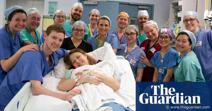 Woman becomes first UK womb transplant recipient to give birth