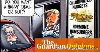 Ben Jennings on the price of a trade deal with the US – cartoon