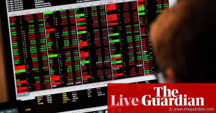 Markets on edge as Trump and China exchange tariff threats – business live