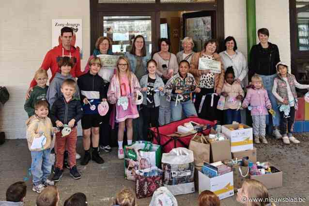 Vastenvoettocht VBS De Lettertuin spijst kas én winkel van de sociale kruidenier De Spruit