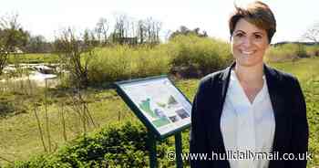 Emma Hardy visits flood defence set to receive £2 million improvements