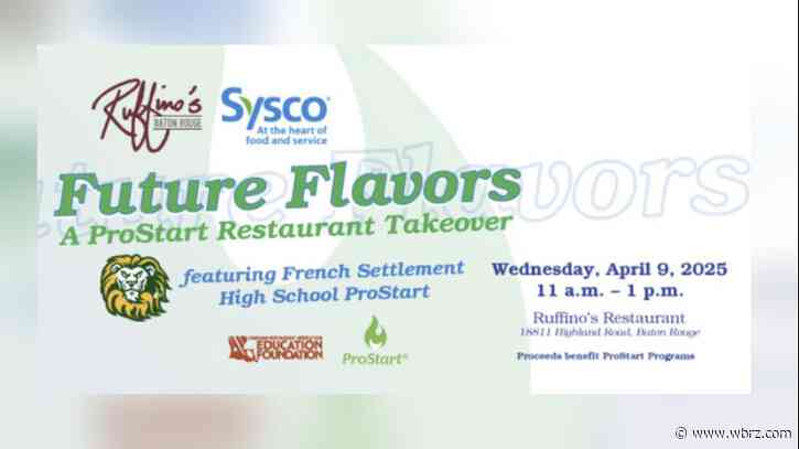 High school culinary students will serve three-course meal at local restaurant