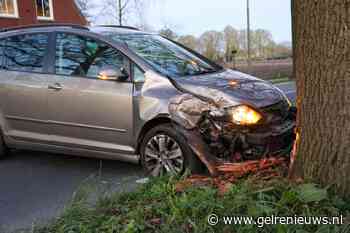 Bestuurder onder invloed botst op boom