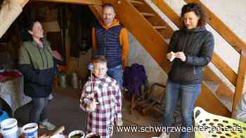 Heimatmuseum Beihingen: Wasserleitung aus einem Baumstamm