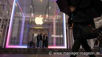 US-Zölle: Apple reagiert mit Vorratskäufen auf Trumps Handelsbarrieren