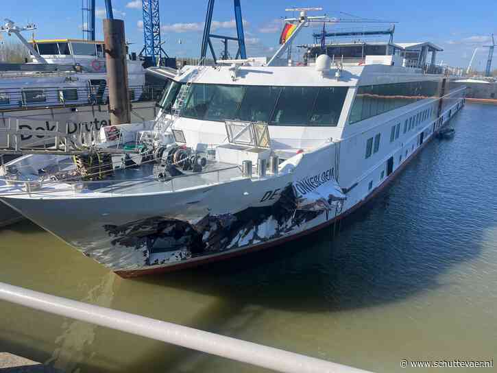 Aangevaren schip De Zonnebloem nog zeker tien weken uit de vaart