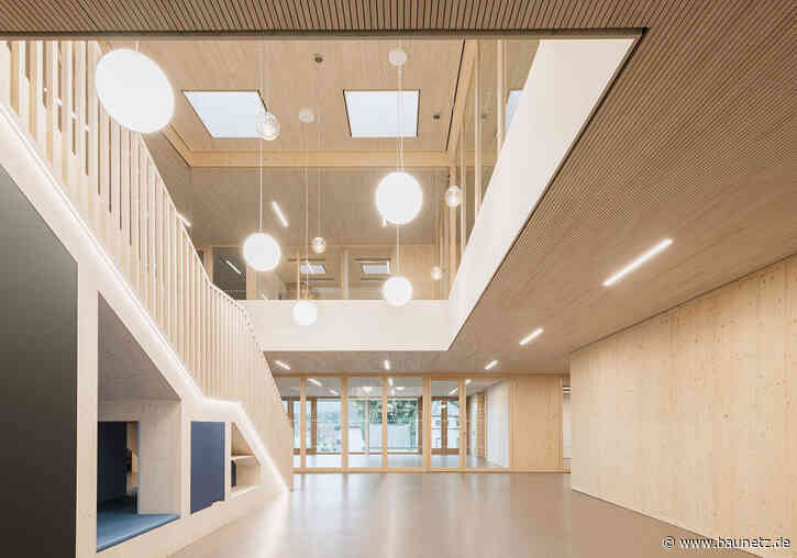 Spielbalkone im Odenwald 
 - Kita von Fischer Rüdenauer Architekten in Michelstadt