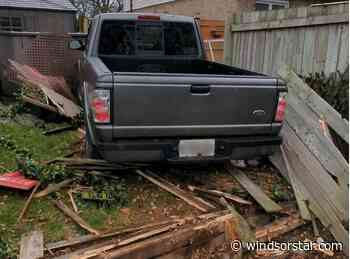 Windsor driver crashes through fence, faces impaired driving charges