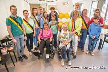 Oudste inwoner Maria Snauwaert viert 103de verjaardag