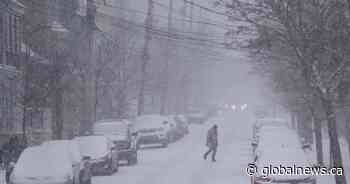 East Coast’s reluctant spring interrupted by snow, ice pellets and freezing rain