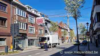 Stationslaan in Tongeren afgesloten door losgekomen elektriciteitskabel