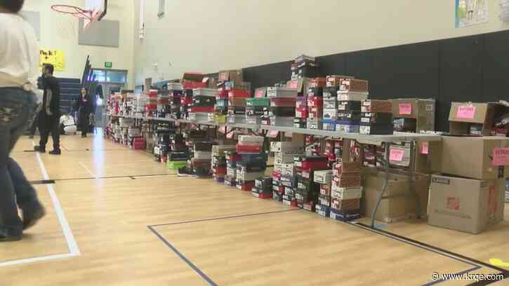 KRQE Cares Shoes for Kids raising funds with April 8 phone bank