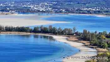 Bodensee-Pegel fast auf historischem Tiefstand