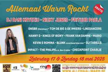 Allemaal Warm Rockt viert vijfde verjaardag met Ben Crabbé en Frituur Paula