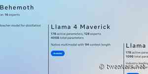 Meta gebruikte aparte versie van Llama 4 om hoog te scoren in benchmark