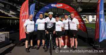 Former Hull City star takes part in charity relay with an important message