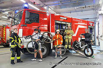 Radsport-Wettbewerb für Feuerwehrleute