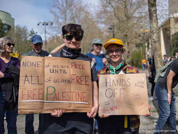 Slog AM: Trump Admin Attacks Students, Microsoft Protestors Fired, Dire Wolves are Back Among Us