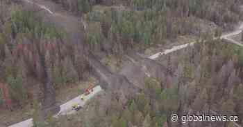 Crews checking to make sure no one missing in Westside Road landslide