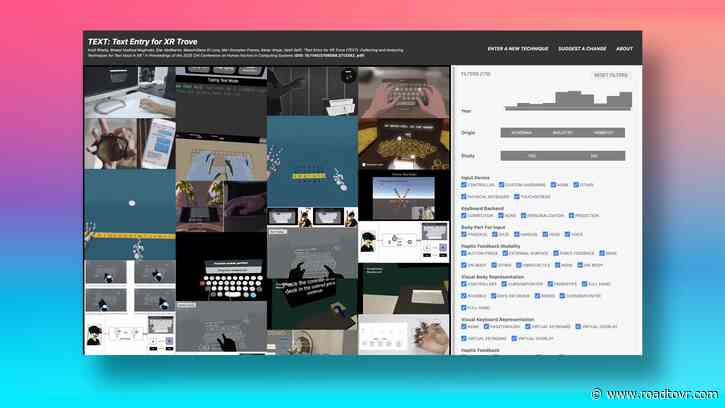 Researchers Catalog 170+ Text Input Techniques to Improve Typing in XR