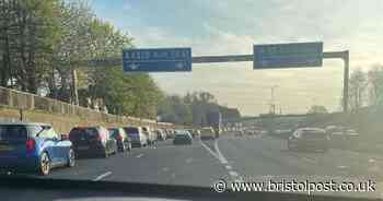 Live: Lorry hits M32 central reservation with traffic delayed