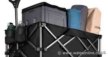 Amazon's got money off 'sturdy' collapsible trolley ideal for beach trips, camping holidays and festivals