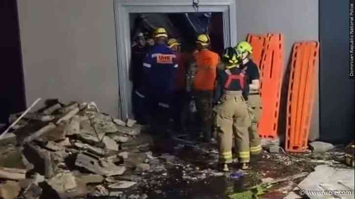 At least 44 dead and 160 injured in a roof collapse at a nightclub in the Dominican Republic