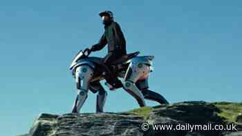 Forget robot dogs! Kawasaki unveils a hydrogen-powered, ride-on robo-HORSE that can gallop over almost any terrain