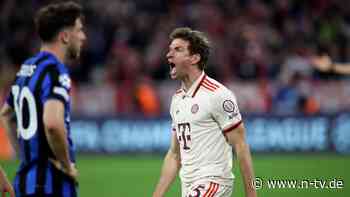 Müller nur drei Minuten Held: FC Bayern stark unter Druck nach Heimpleite gegen Inter