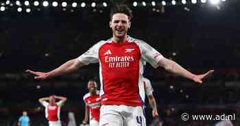 Arsenal zet reuzenstap naar halve finales CL dankzij fenomenale vrije trappen Declan Rice