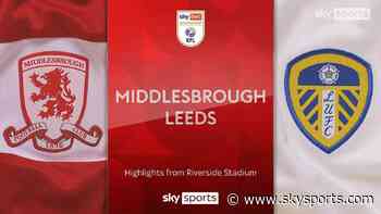 Middlesbrough 0-1 Leeds