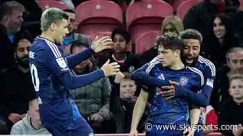 Leeds beat Boro to return to top of Championship