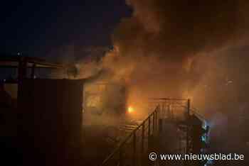 Geen gewonden bij enorme dakbrand in Jette