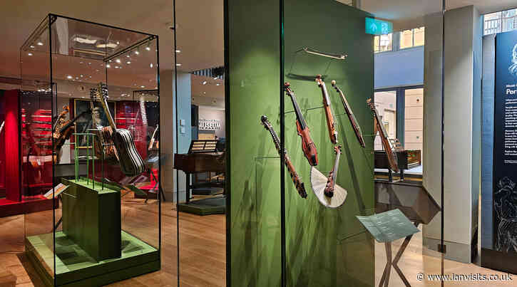 You can see the world’s oldest guitar in a basement behind the Royal Albert Hall