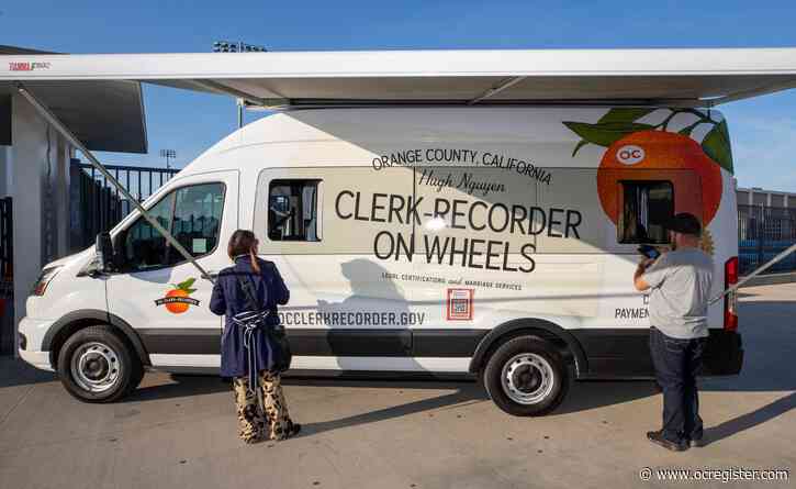 Clerk-Recorder Office staffs van to take services on the road to OC communities