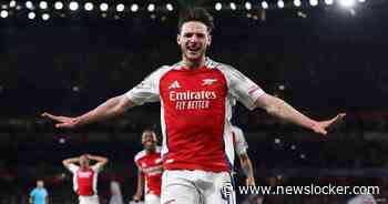 Arsenal zet reuzenstap naar halve finales CL dankzij fenomenale vrije trappen Declan Rice