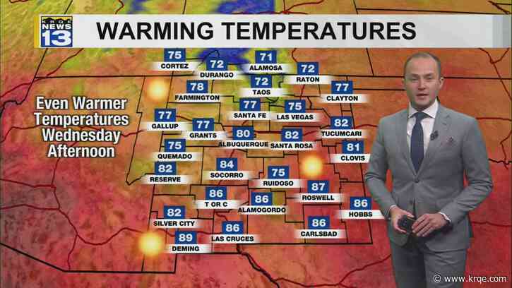 Albuquerque's first 80° day of the year likely Wednesday