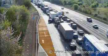 LIVE updates as police rush to overturned vehicle with M25 CLOSED near Enfield