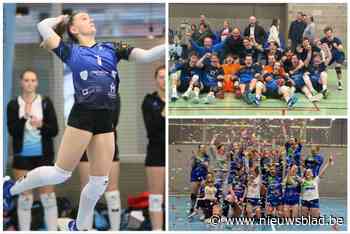 VOLLEYBABBELS. Titelfeestjes in Deinze, Stekene en Evergem, terwijl Hebo zich verzekert van behoud