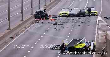 Horror A1 police crash in Newcastle sees five people taken to hospital with road closed